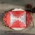 Shimmer Red Laser Cut Wedding Invitations Printed